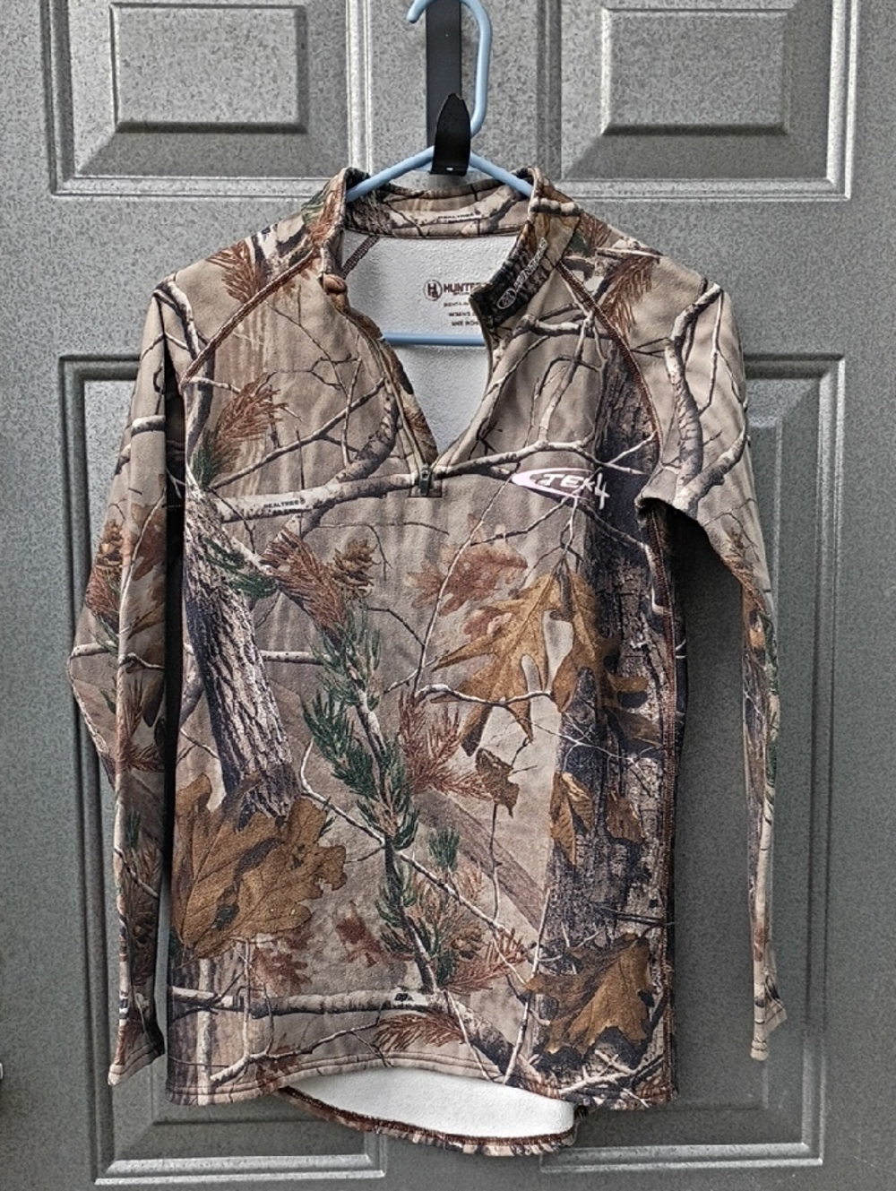 Outdoor Hunter Scent Away Camo Quarter-Zip Pullover